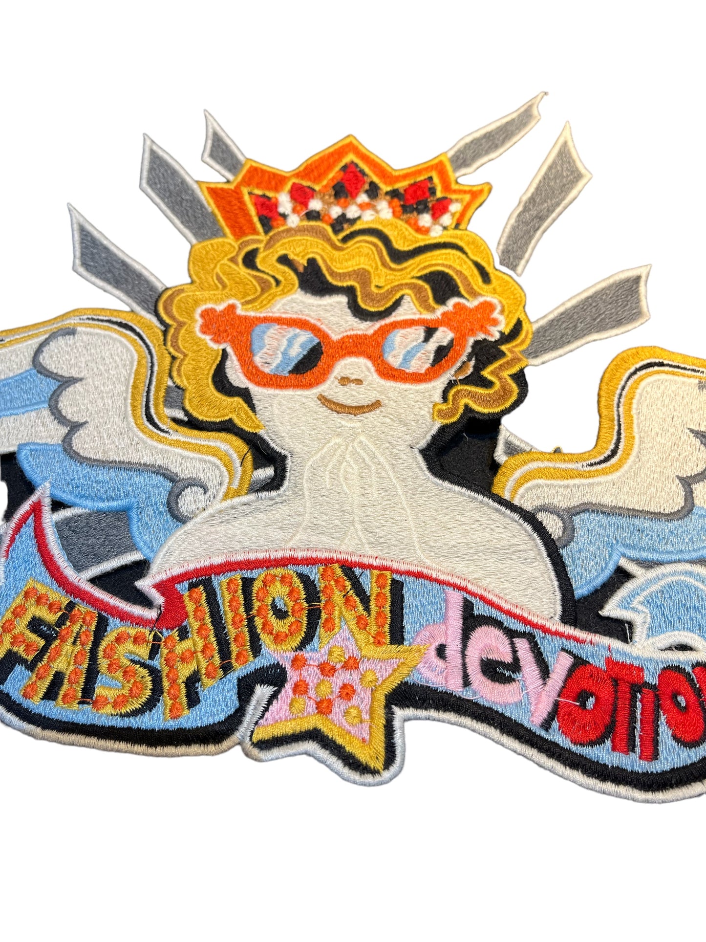 Parche ángel rockero