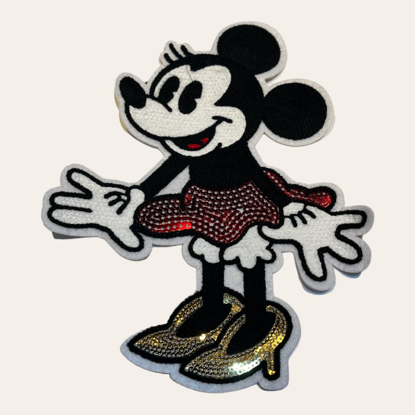 Parche bordado Minnie Mousse vintage