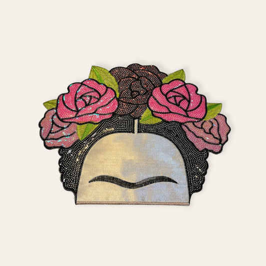 Parche media cara Frida Kahlo