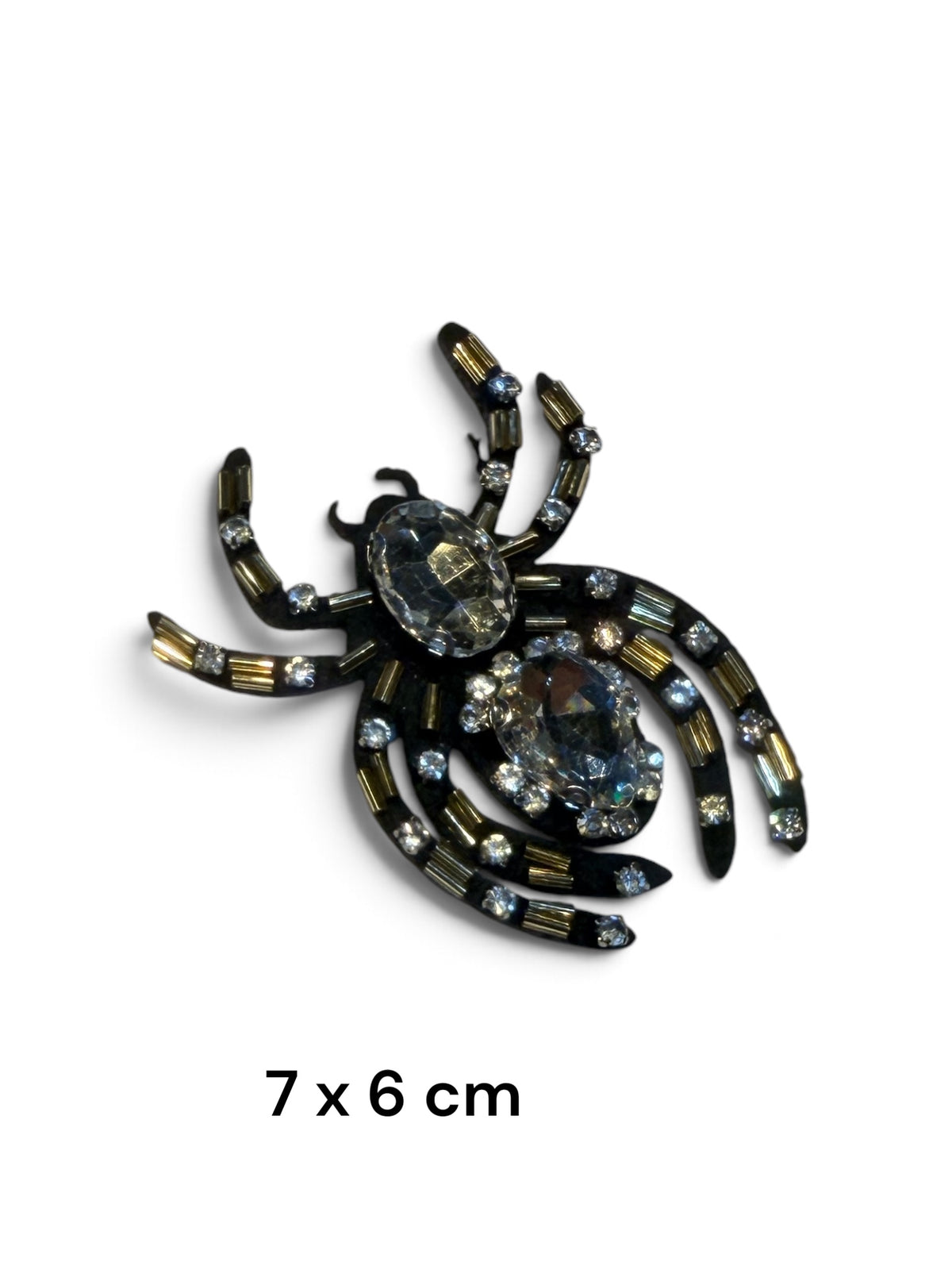 Aplique tarántula pedrería