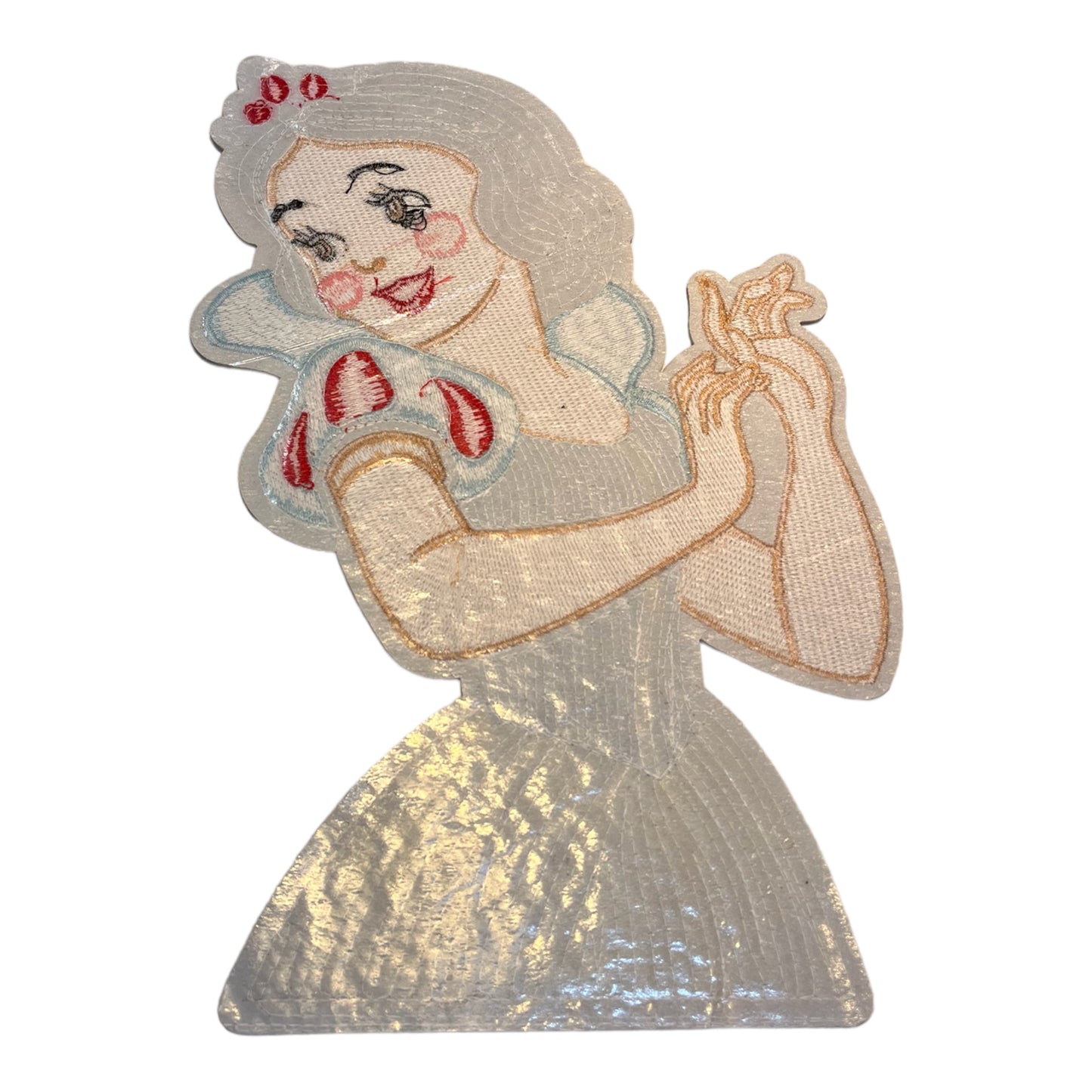 Parche Blancanieves lentejuelas