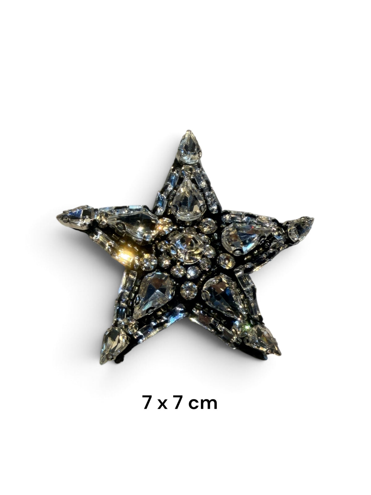 Aplique estrella pedrería