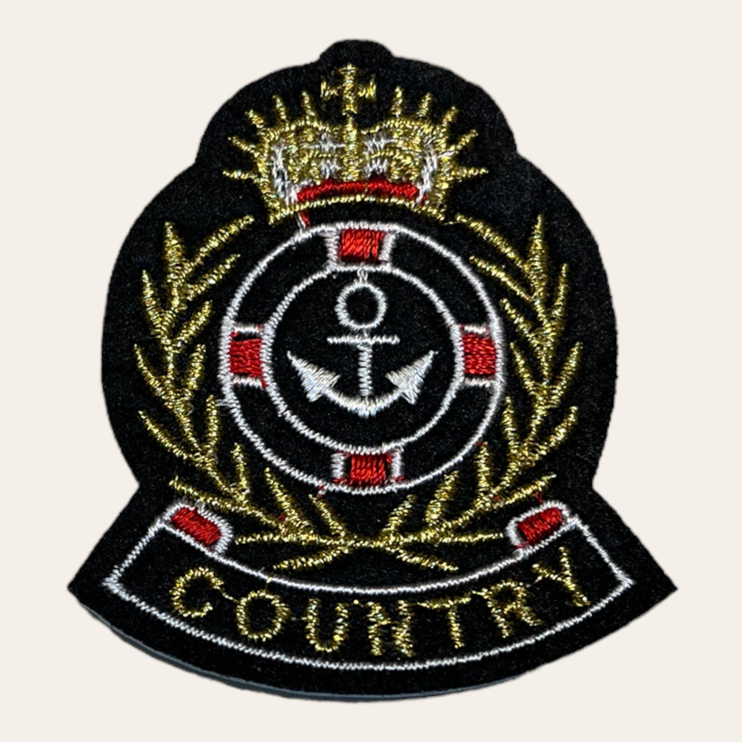 Parche Bordado escudo Country