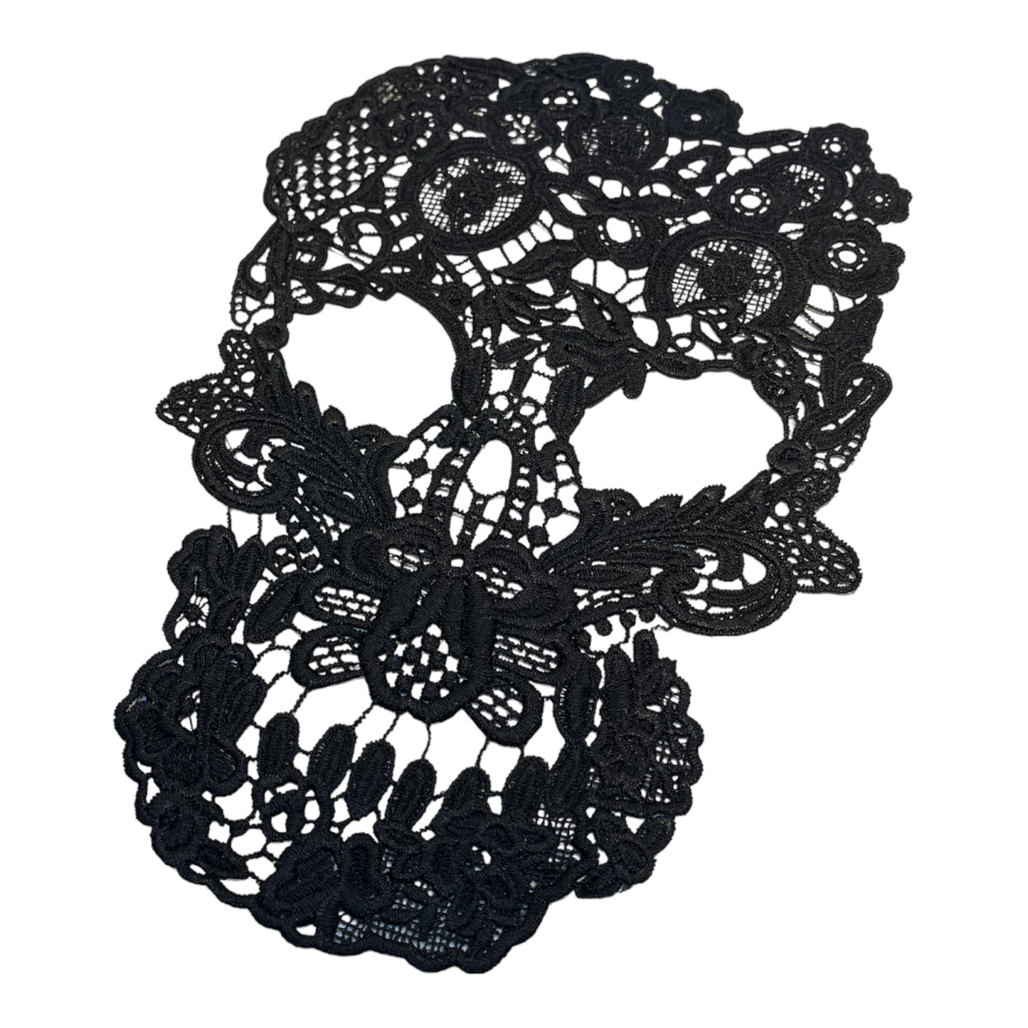 Parche calavera guipur