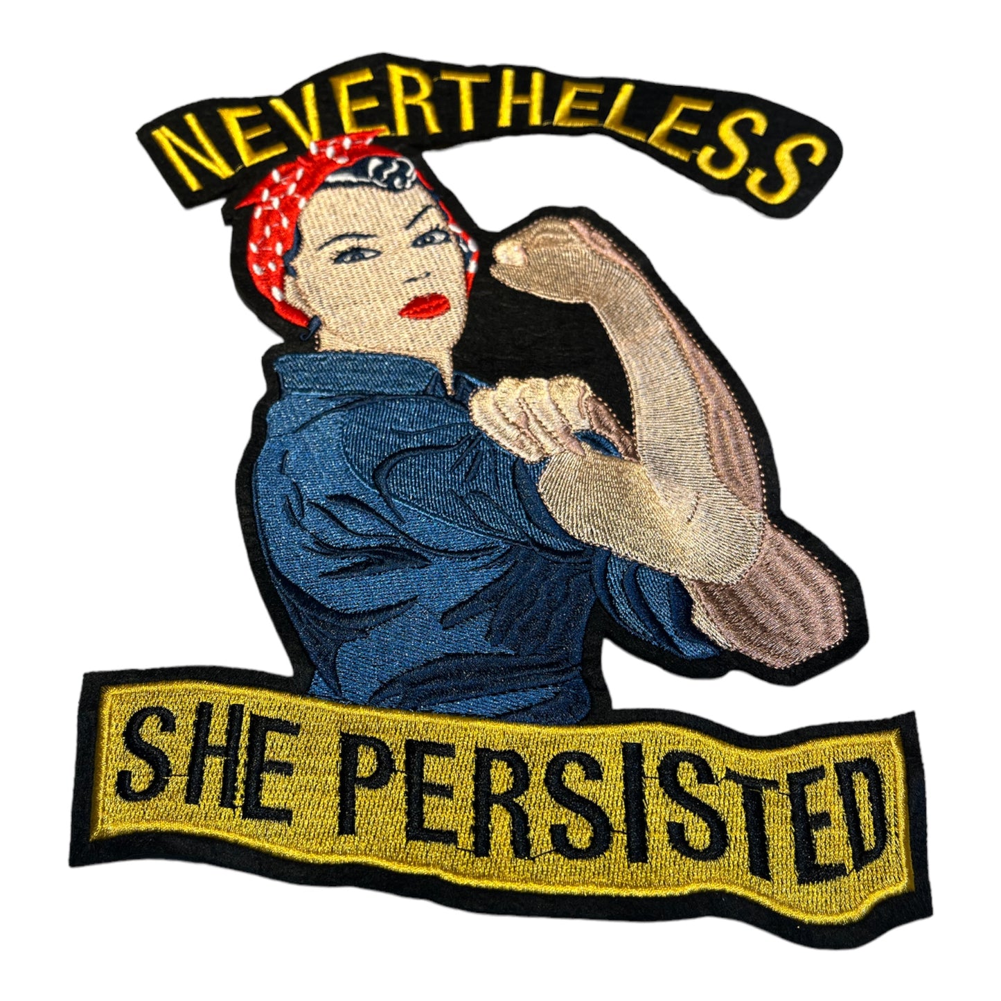 Parche bordado mujer empoderada