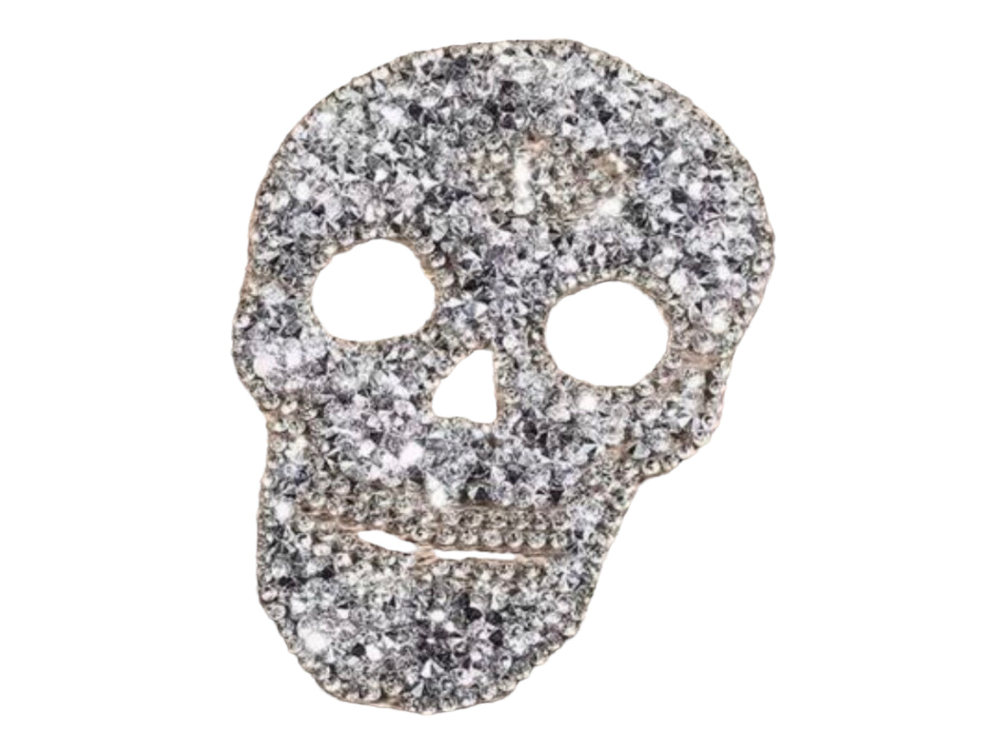 Parche termoadhesivo calavera strass