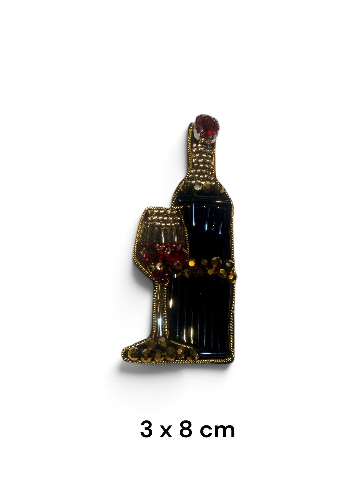 Parche botella vino