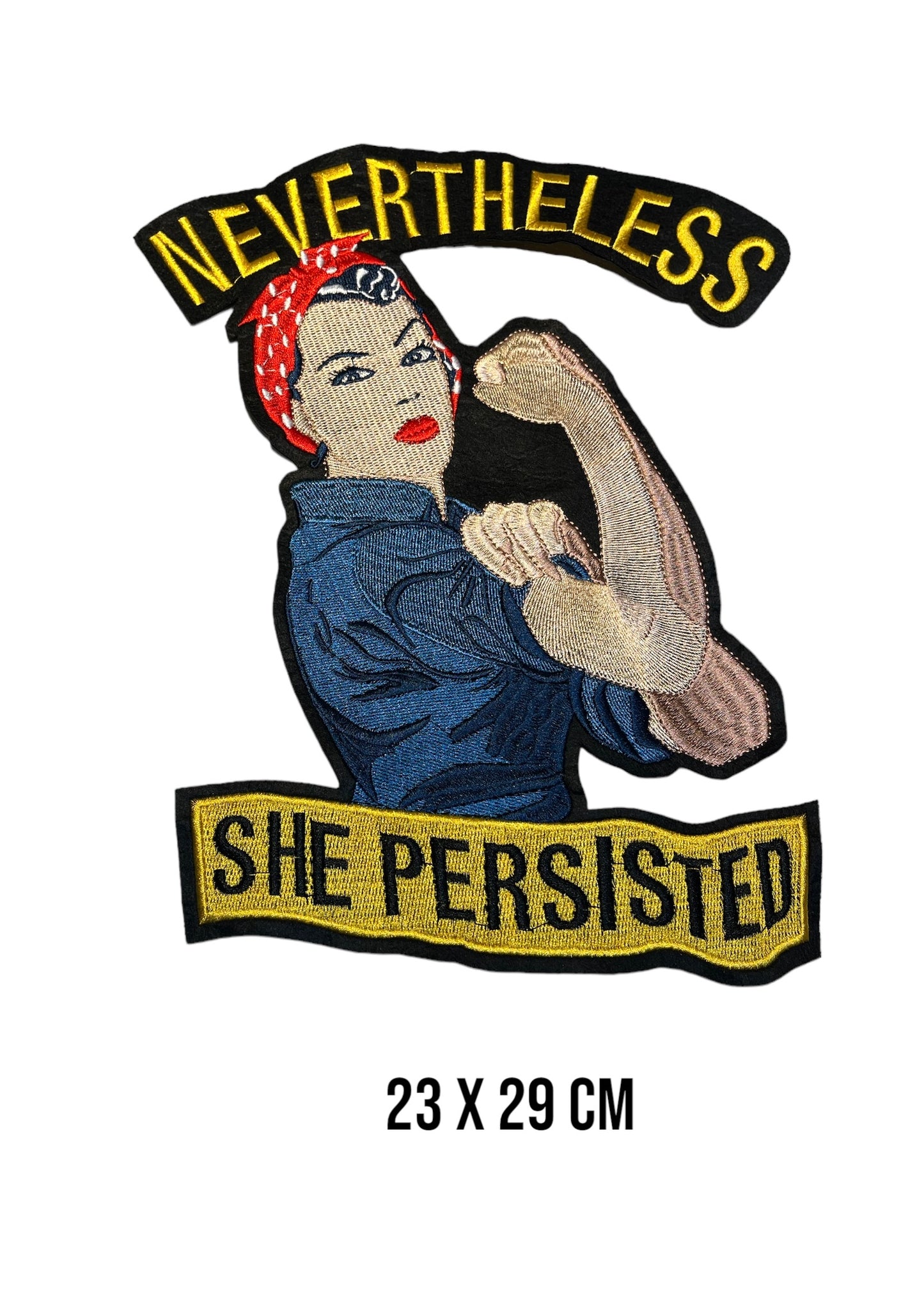 Parche bordado mujer empoderada