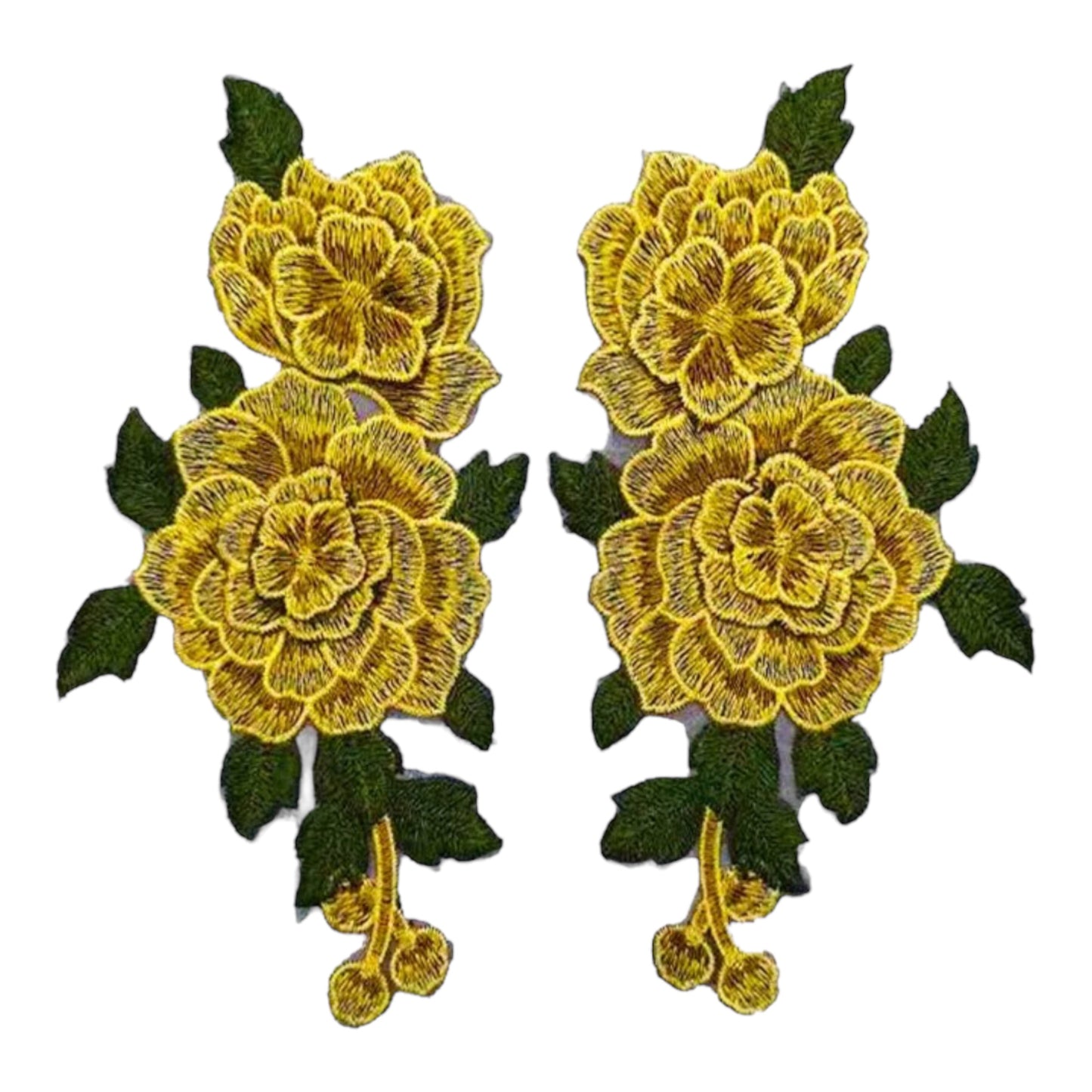 Parche dúo flores