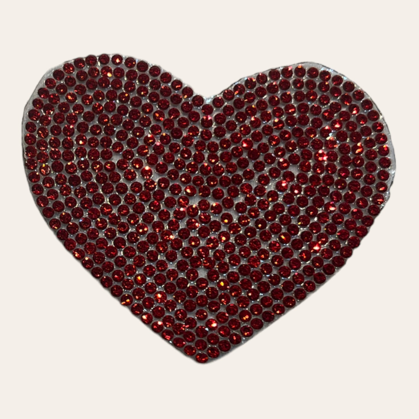 Parche corazon strass