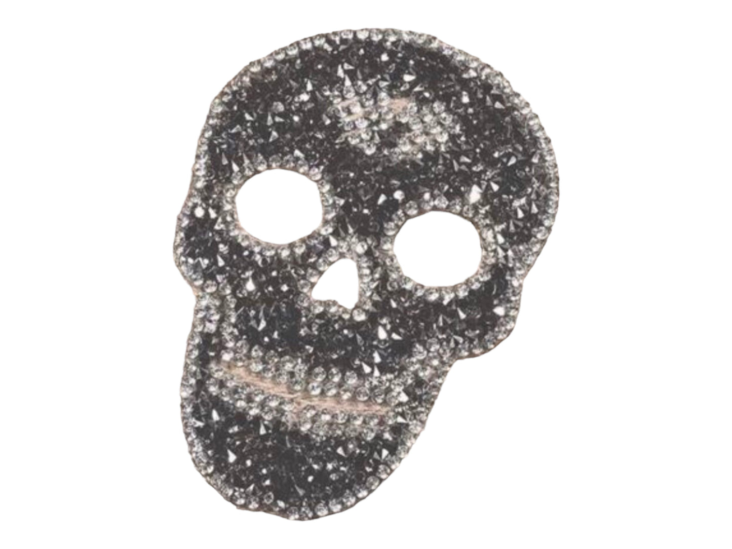 Parche termoadhesivo calavera strass