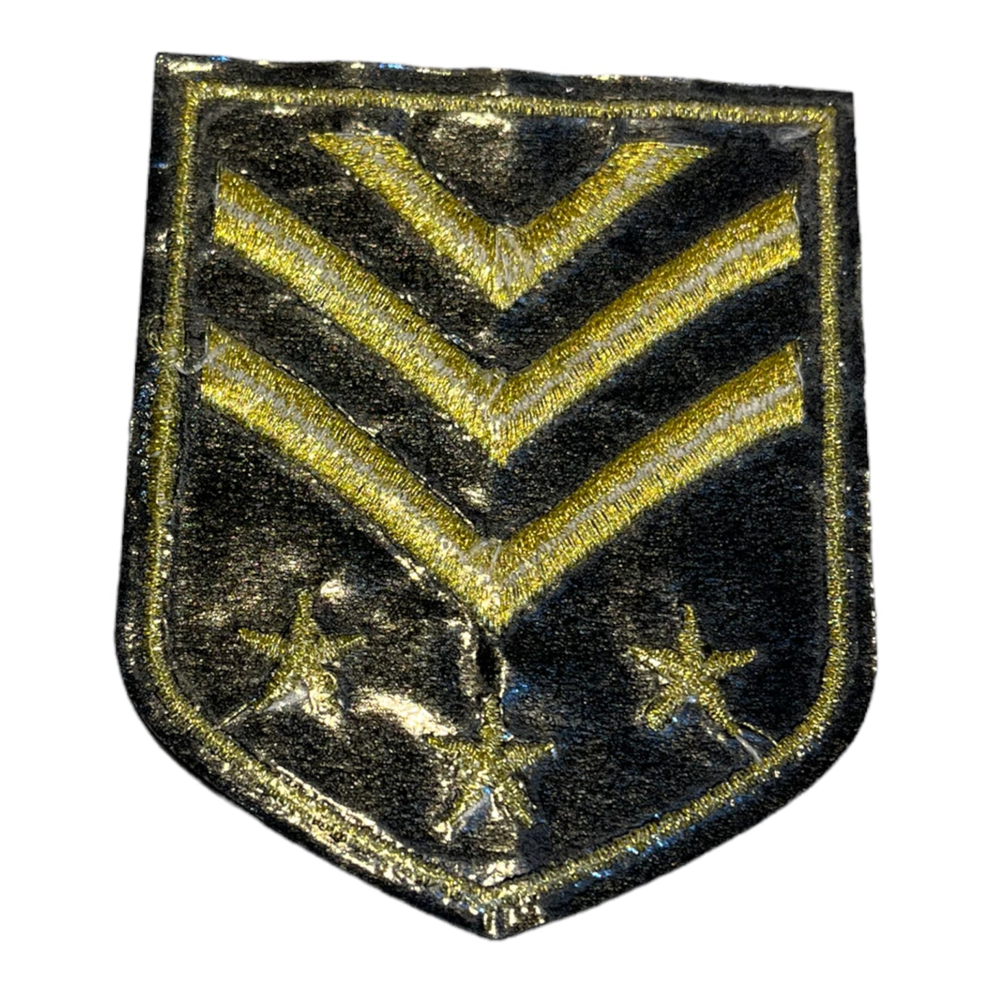 Insignia Bordada negro y oro