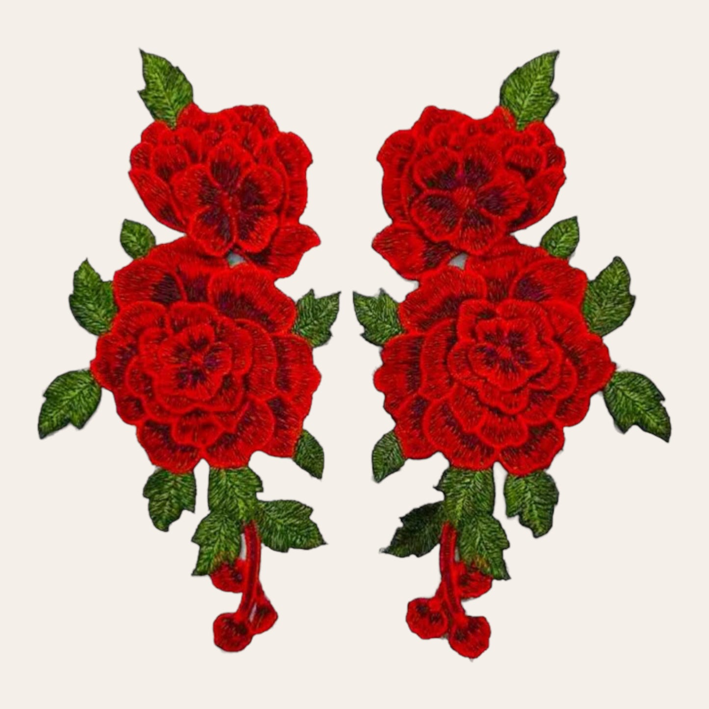 Parche dúo flores