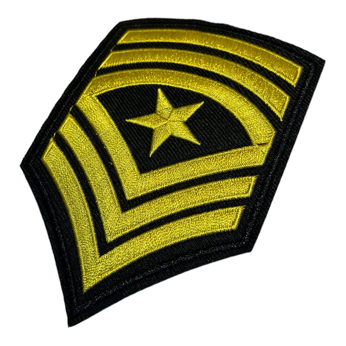 Insignia Bordada negro y amarillo