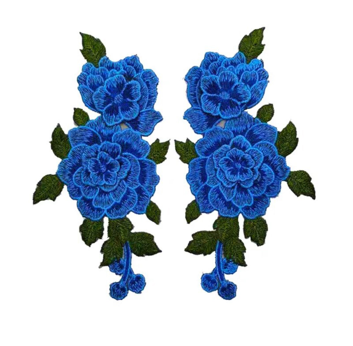 Parche dúo flores