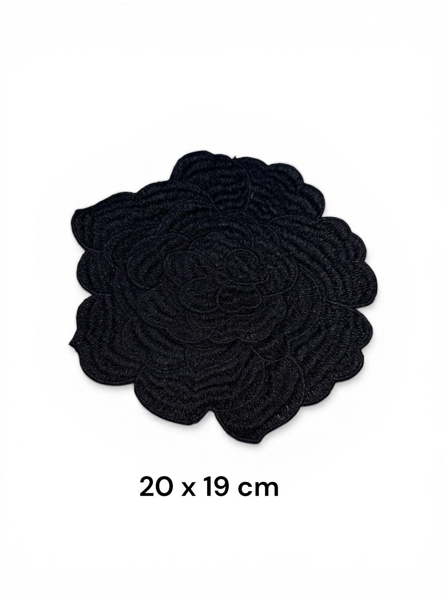 Parche Flor negra