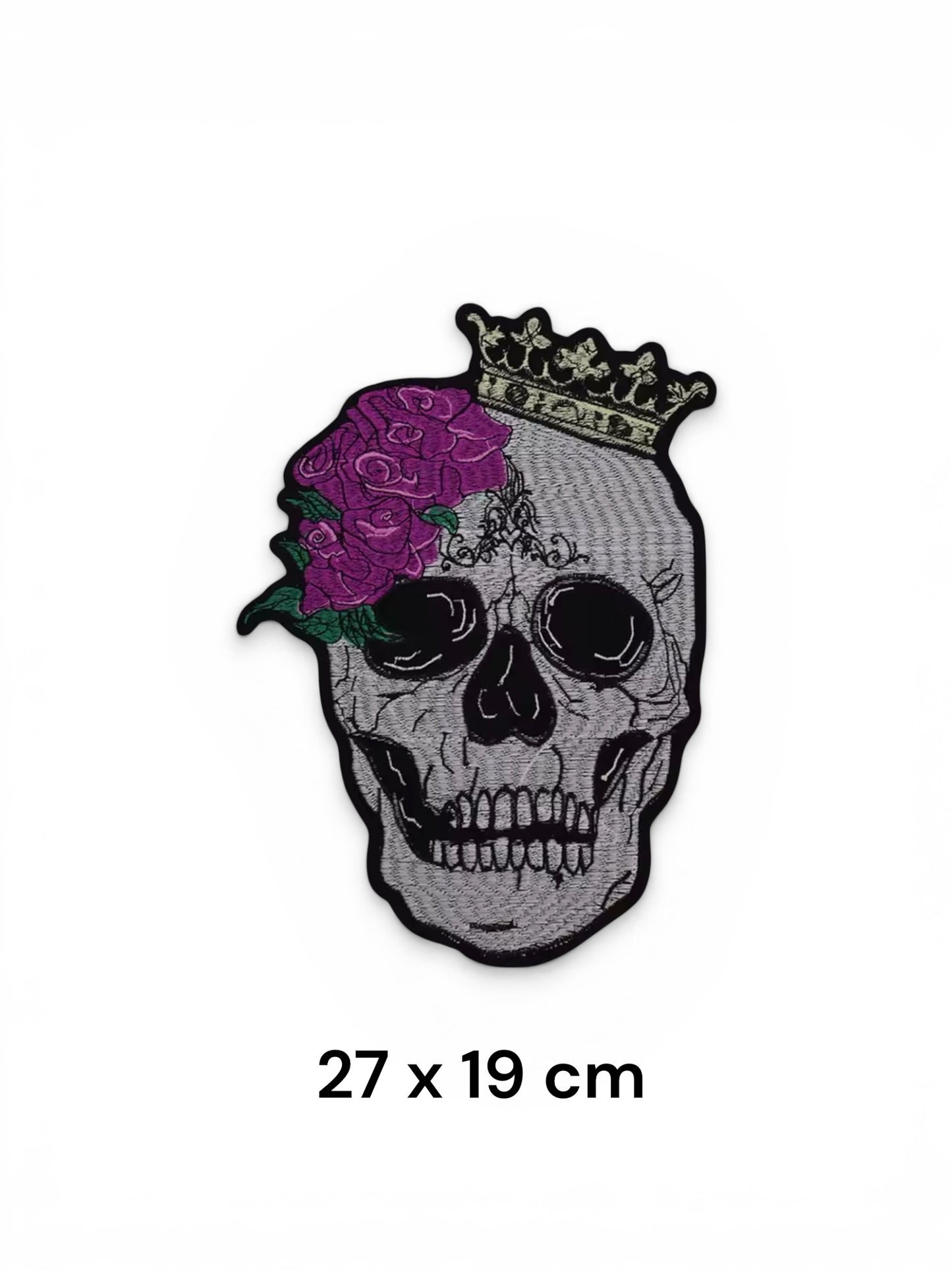 Parche termoadhesivo Calavera Corona