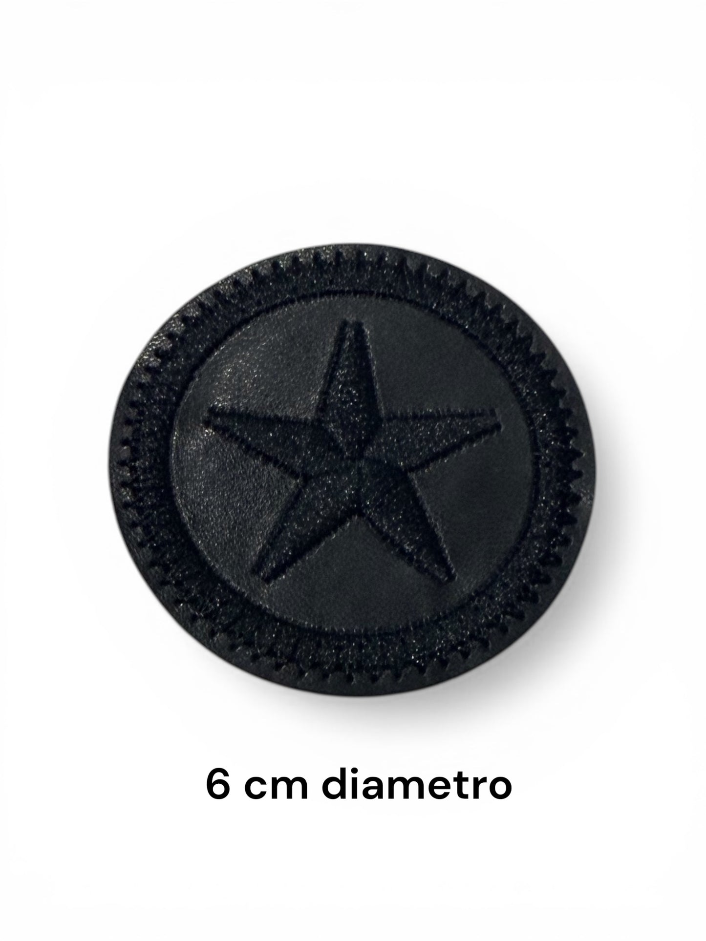 Parche negro estrella