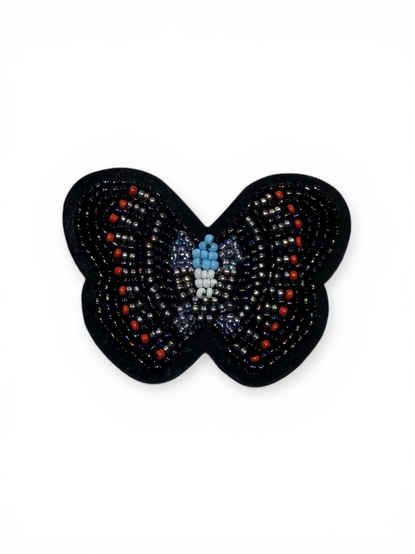 Parche mariposa abalorios