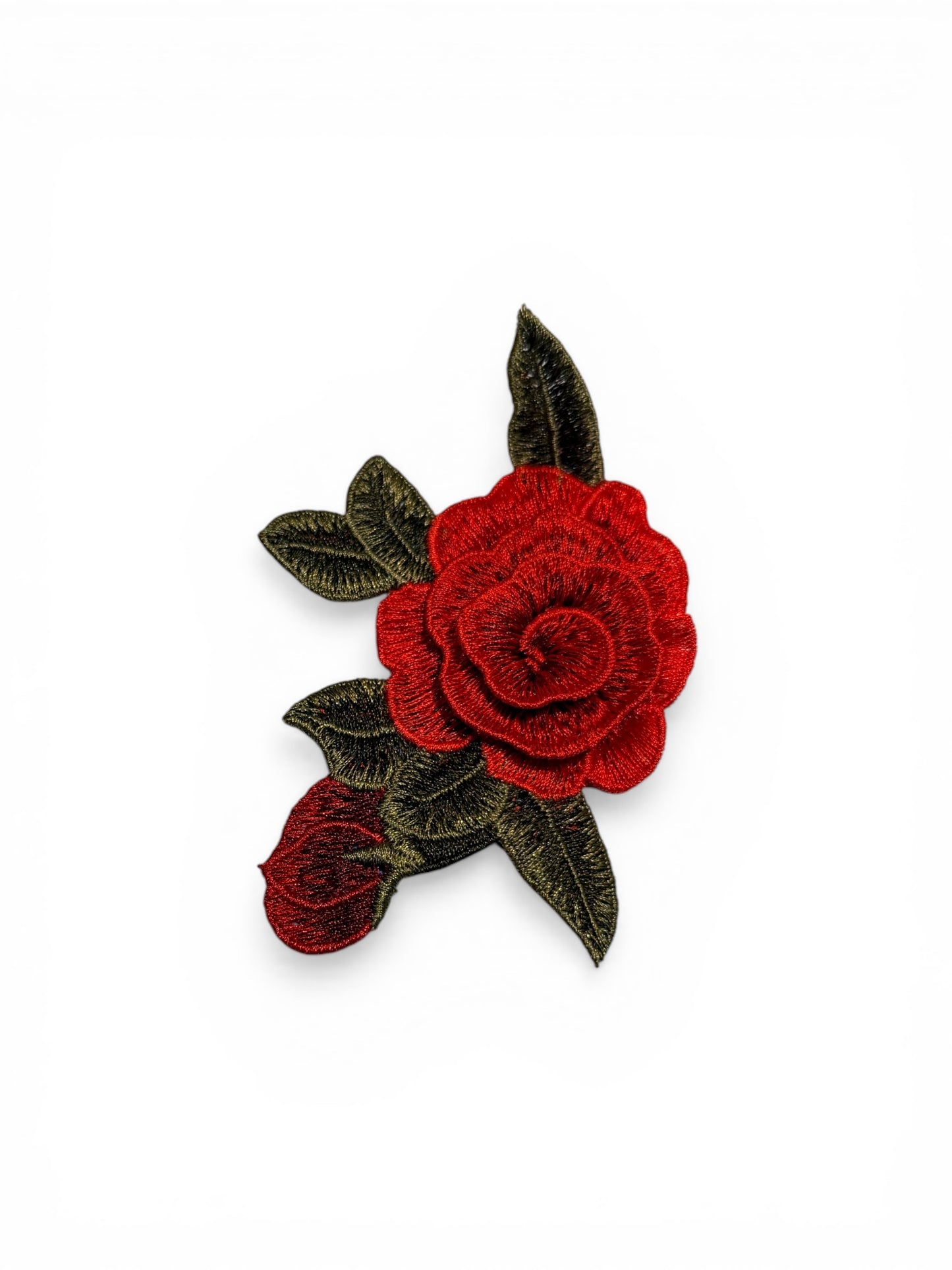 Parche flor bordada