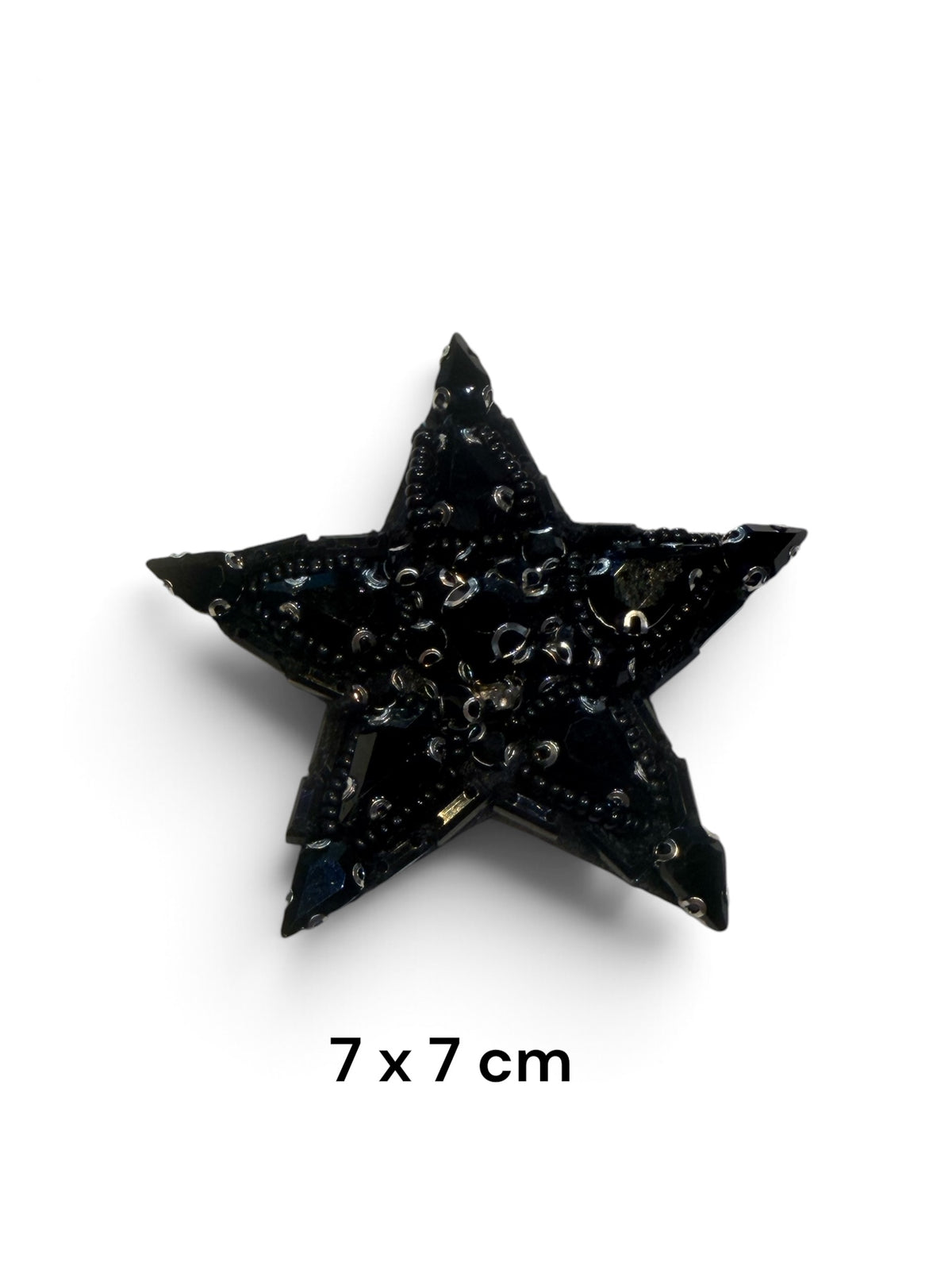 Aplique estrella pedrería
