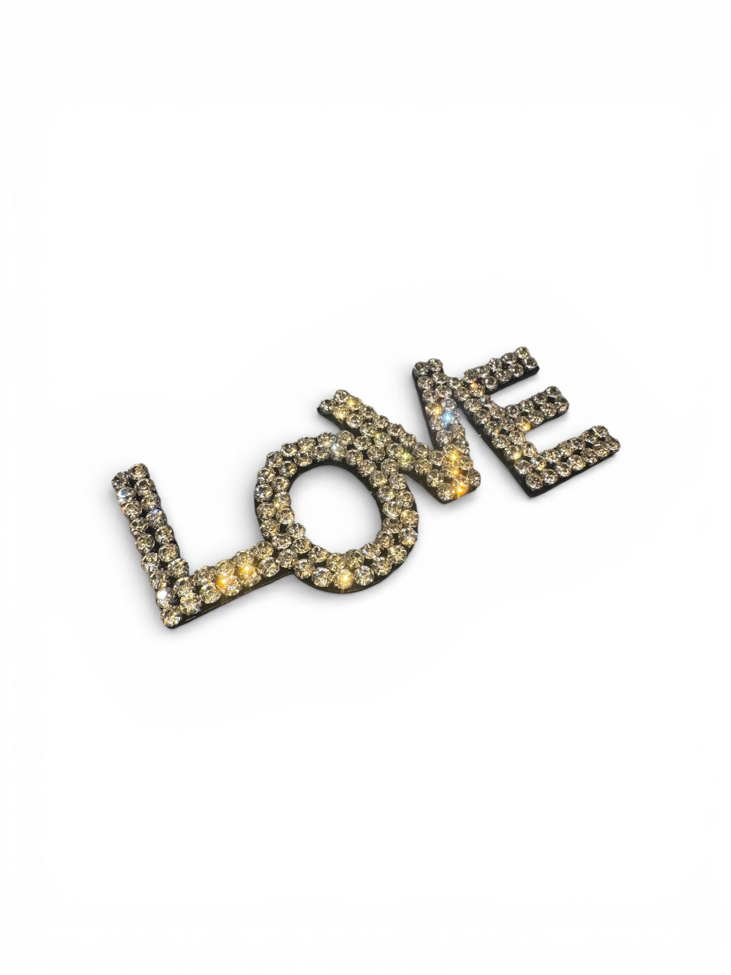 Parche letras LOVE pedrería