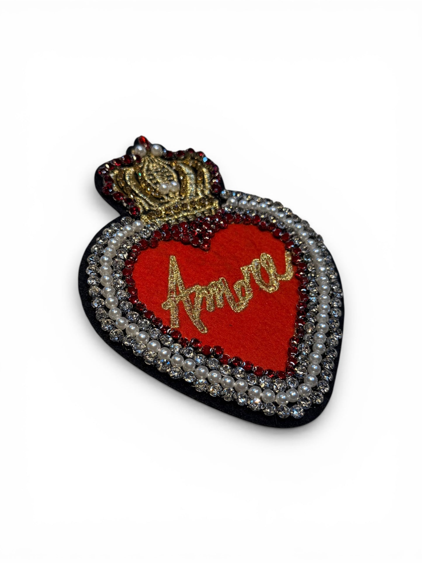 Corazón pedrería Amore