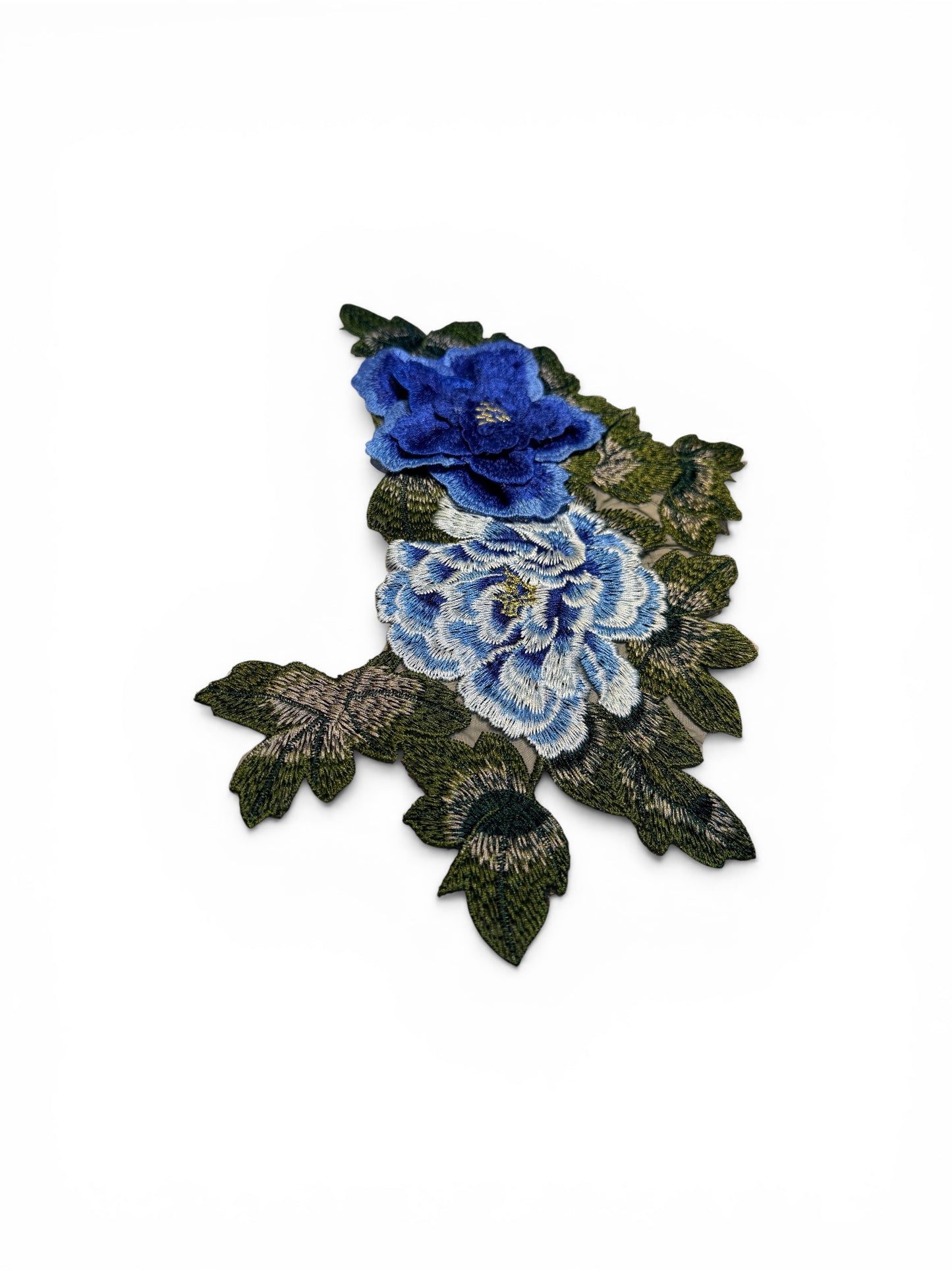 Parche Flores Azules