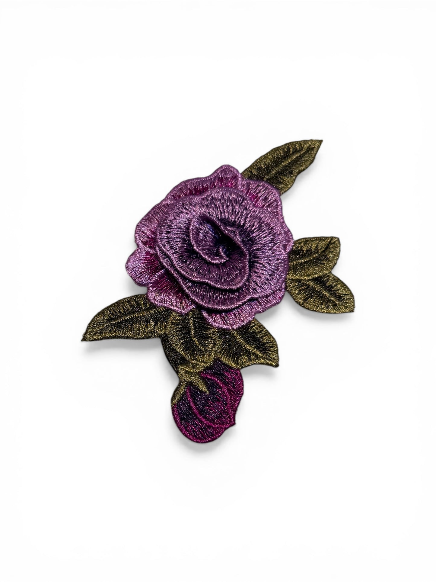 Parche flor bordada