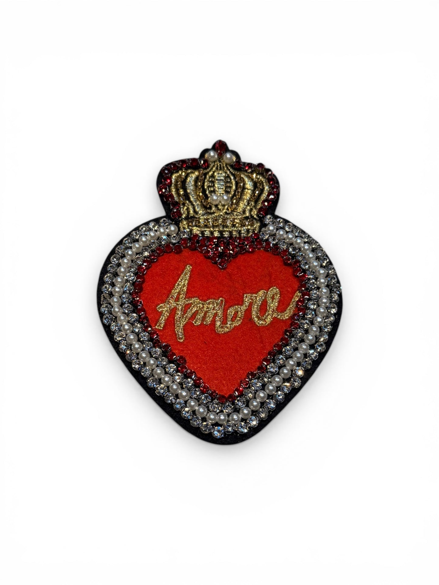 Corazón pedrería Amore