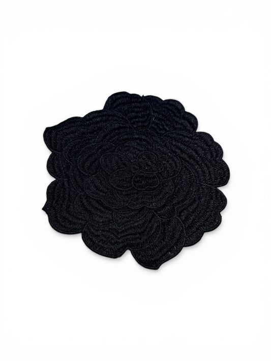 Parche Flor negra