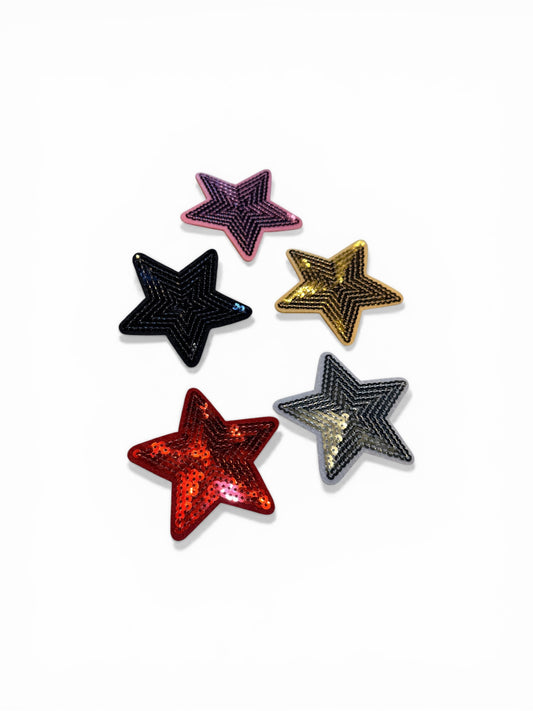 Parche estrellas lentejuelas