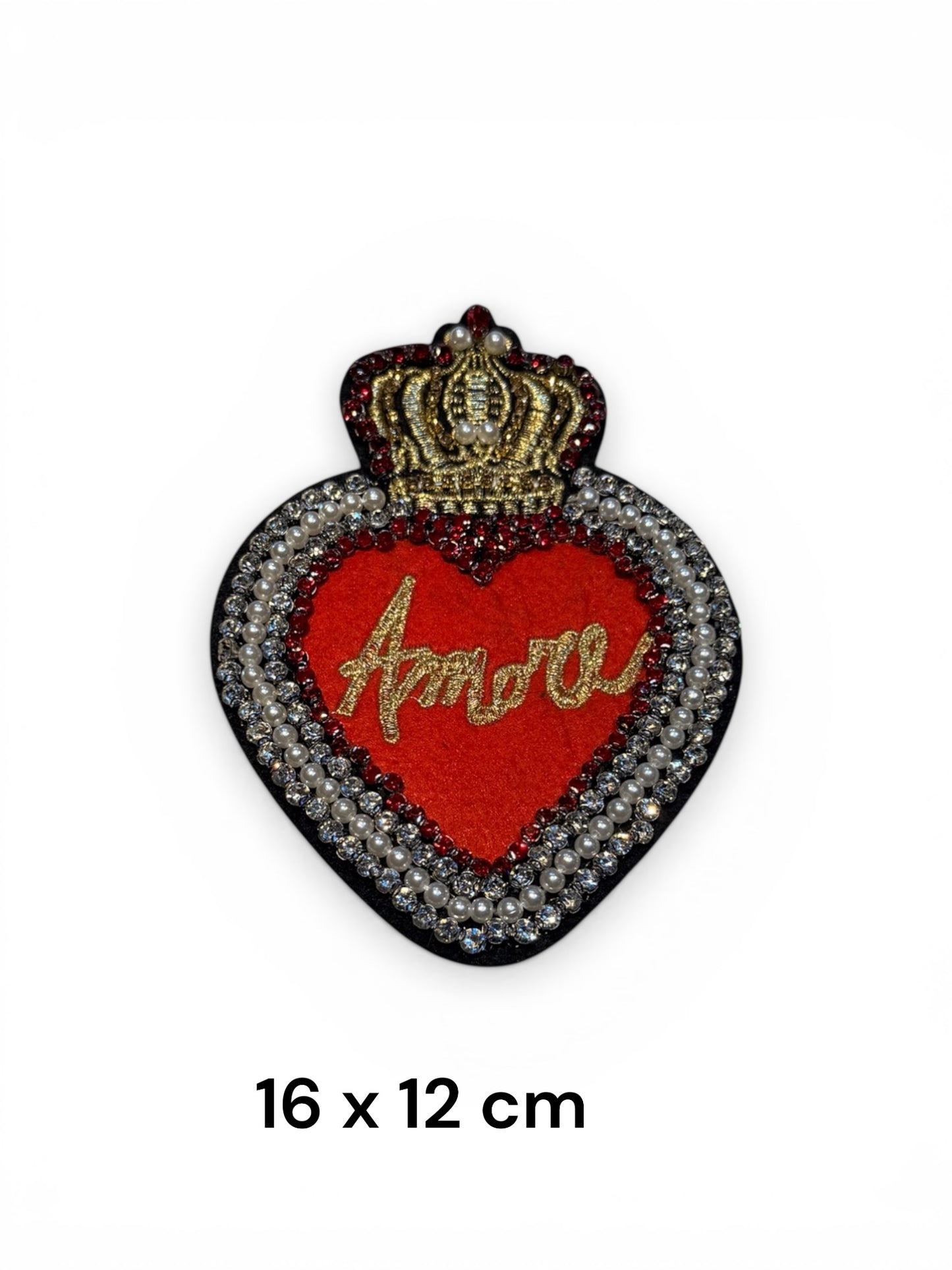 Corazón pedrería Amore