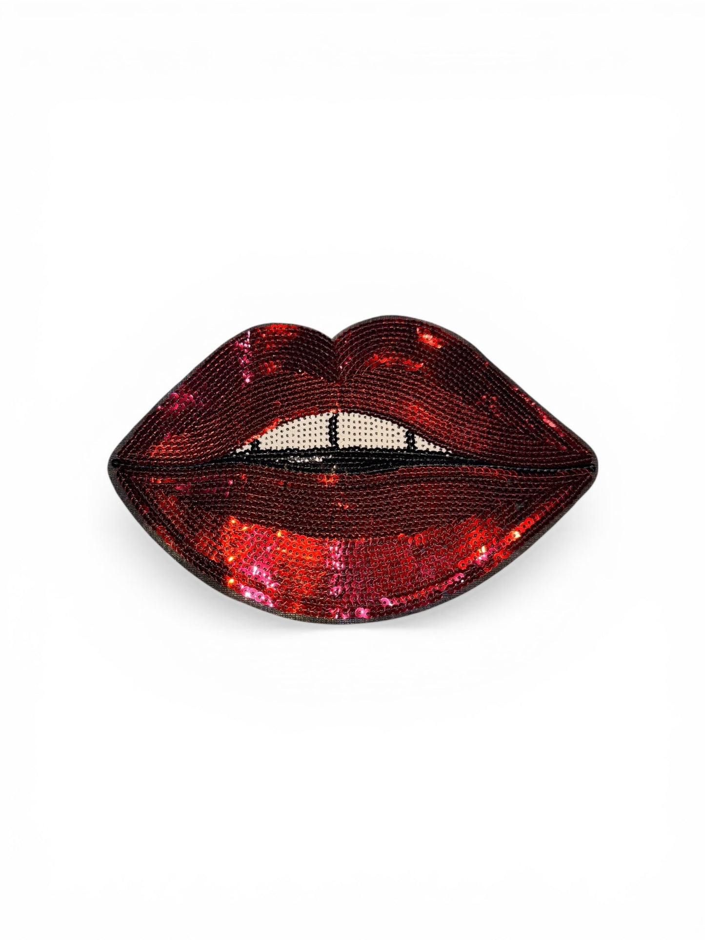 Parche labios lentejuelas
