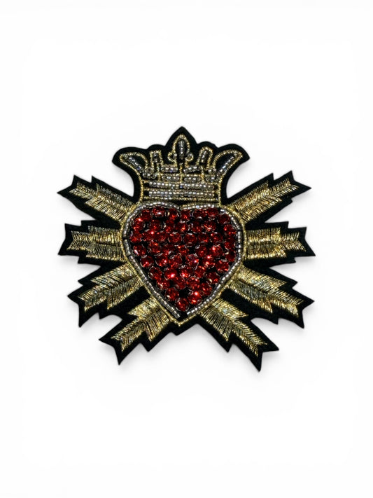 Parche corazón real