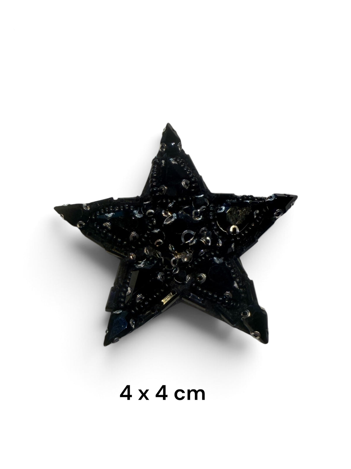 Aplique estrella pedrería