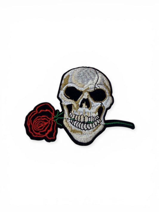 Parche Calavera Flor