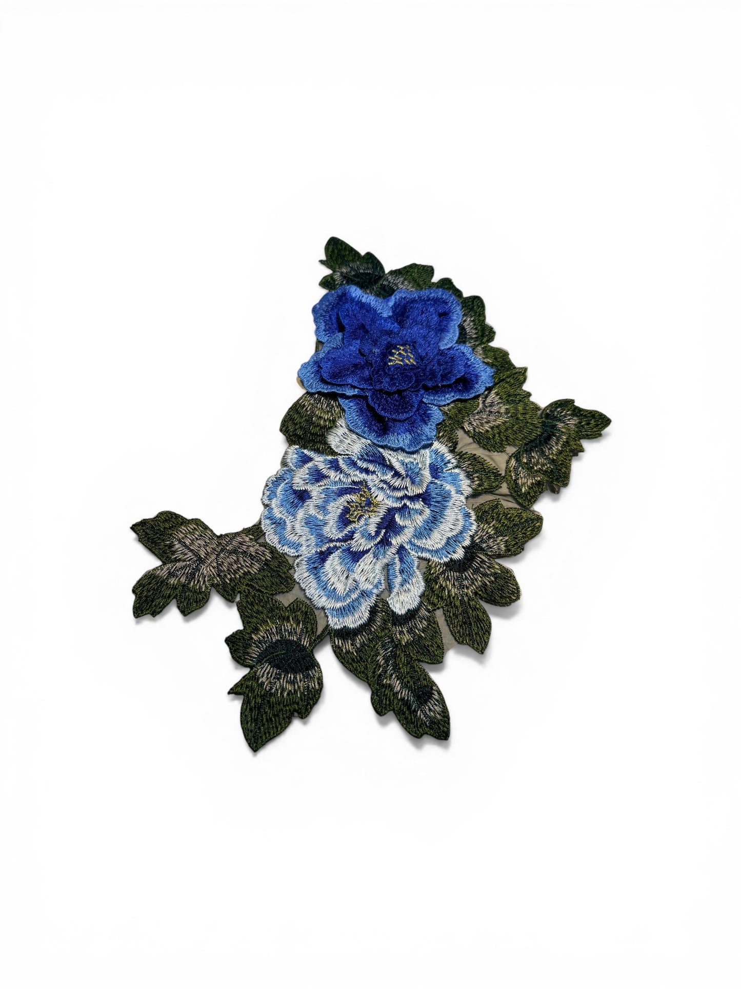 Parche Flores Azules