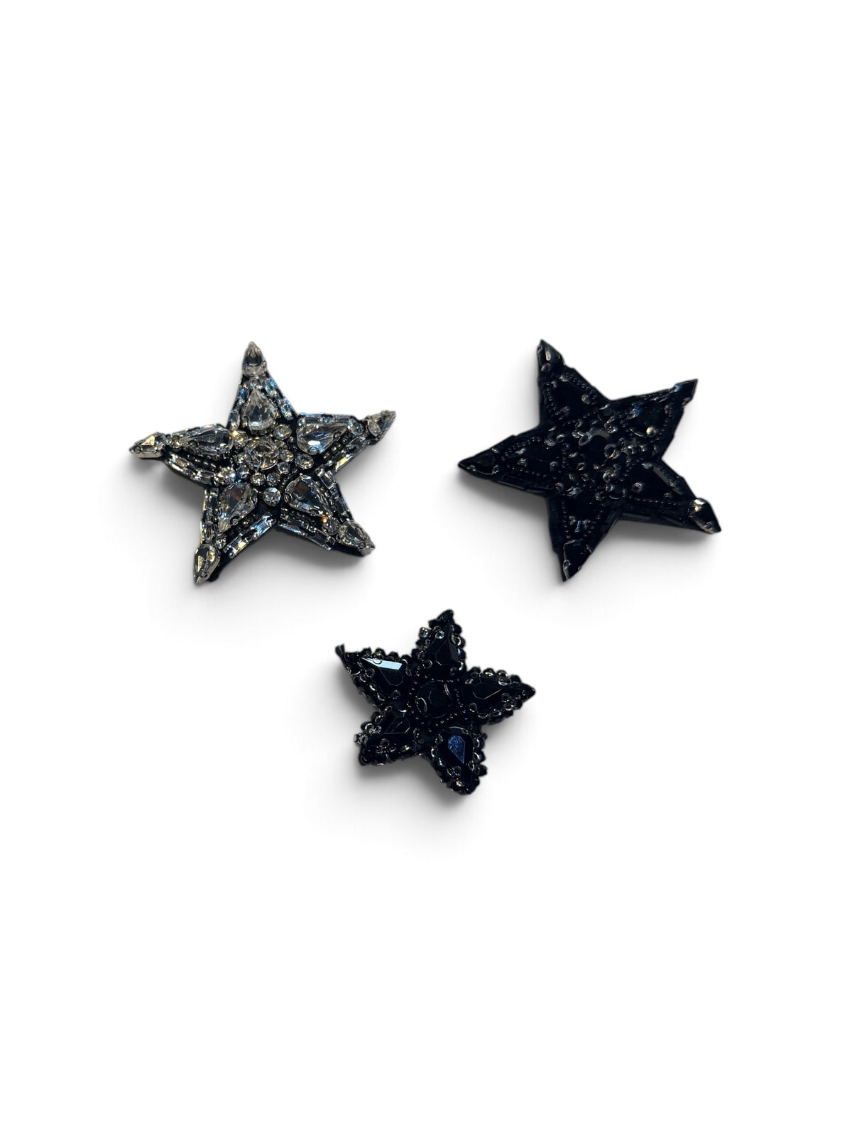 Aplique estrella pedrería