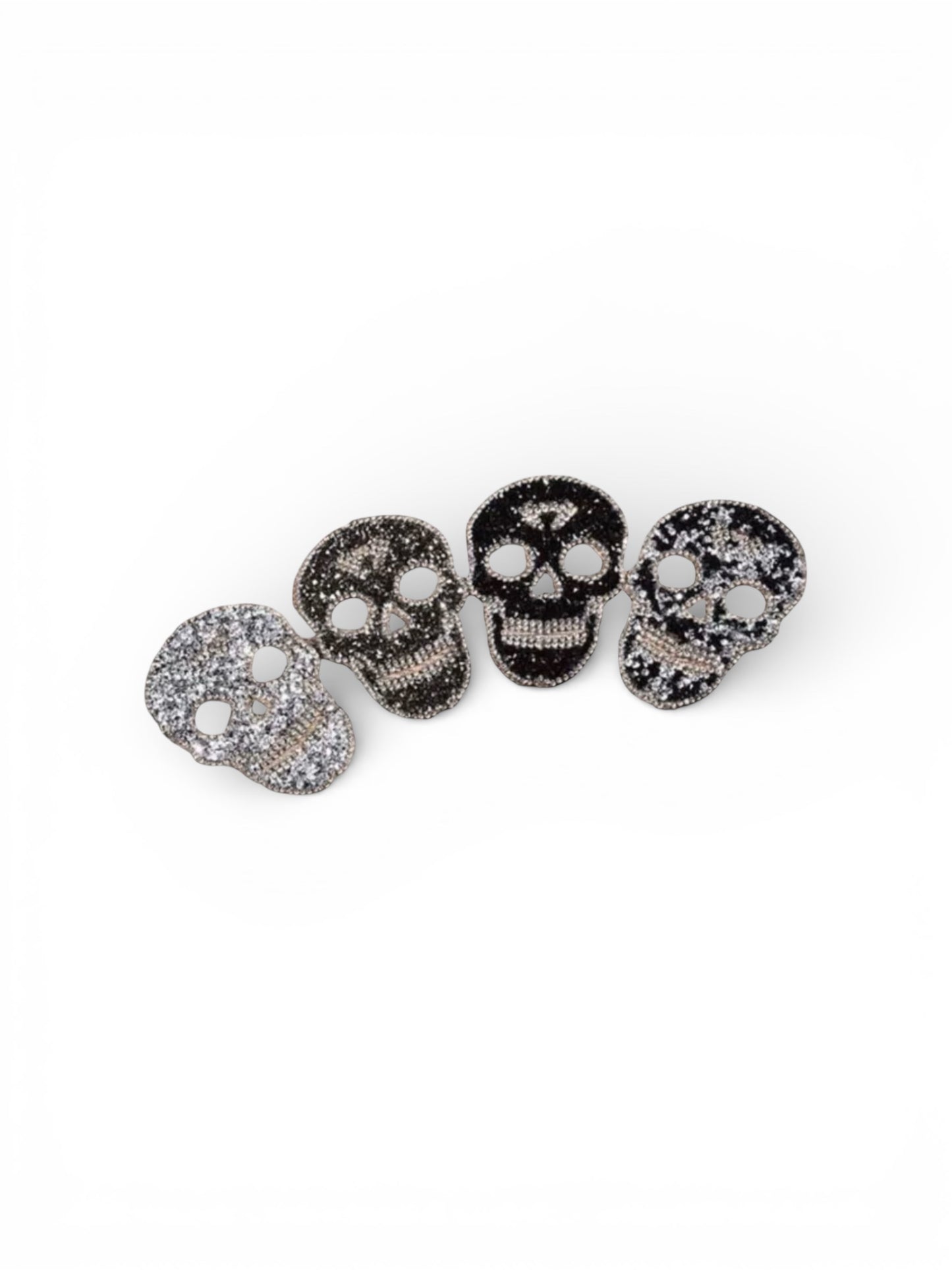 Parche termoadhesivo calavera strass