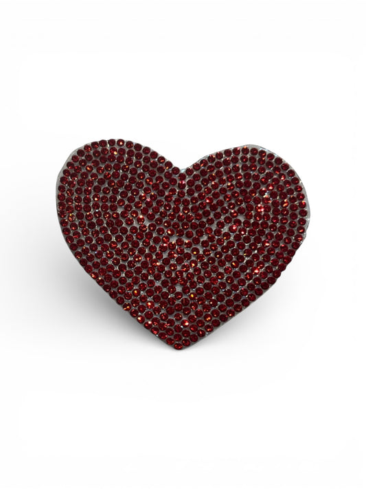 Parche corazon strass