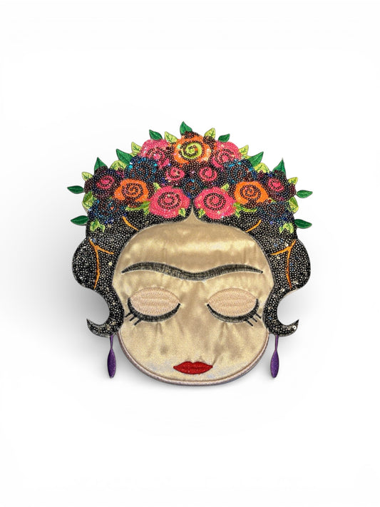 Parche cara Frida Kahlo