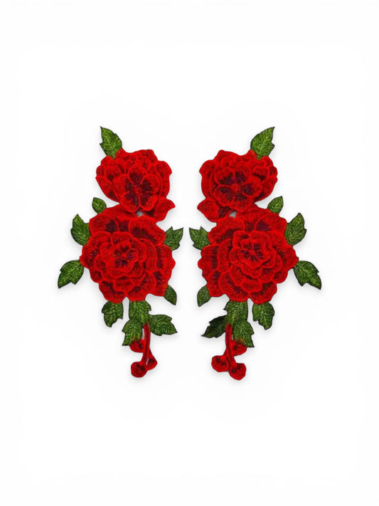 Parche dúo flores