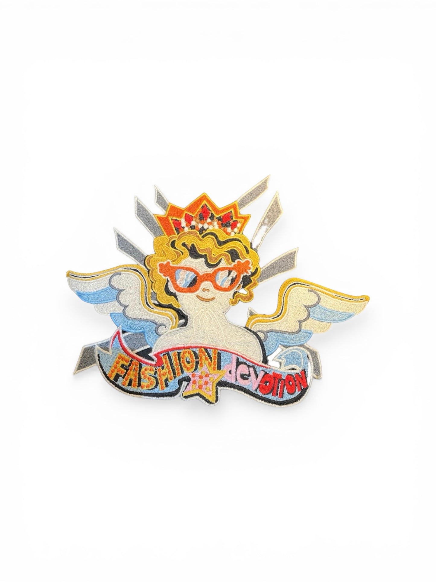 Parche ángel rockero