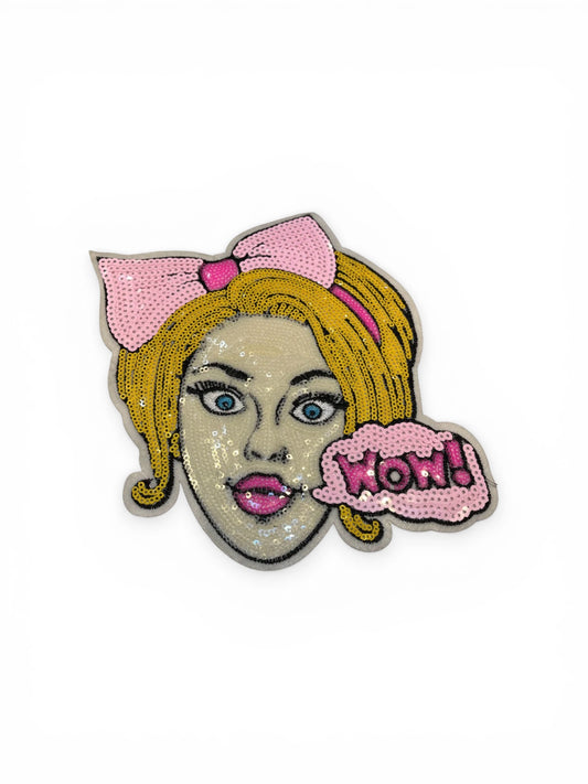 Parche chica cómic