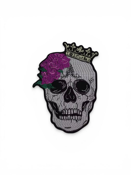 Parche termoadhesivo Calavera Corona