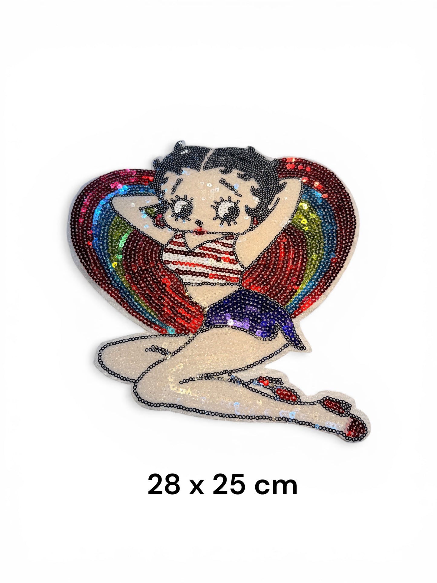 Parche Betty Boop Arcoiris