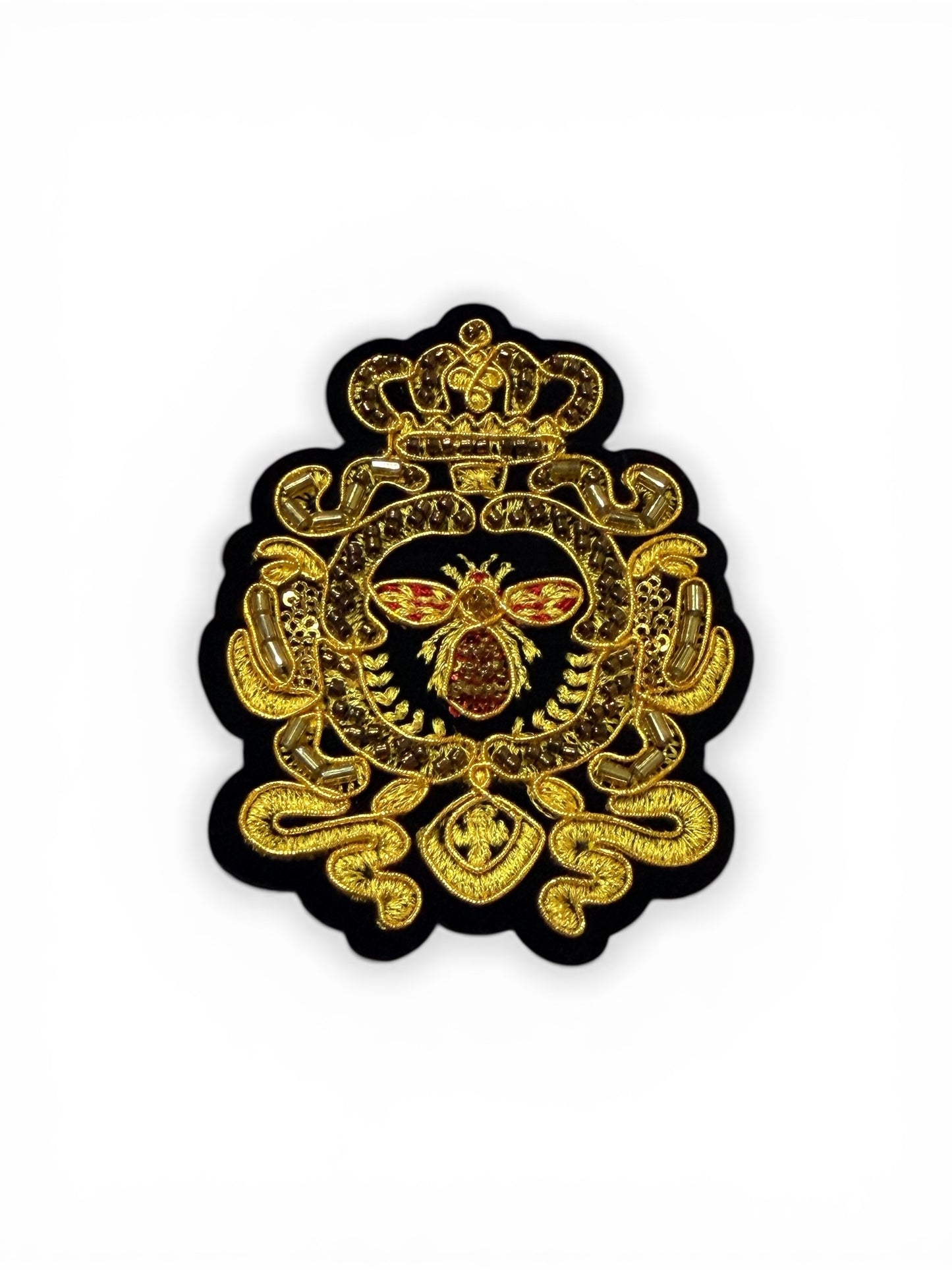 Parche escudo plata