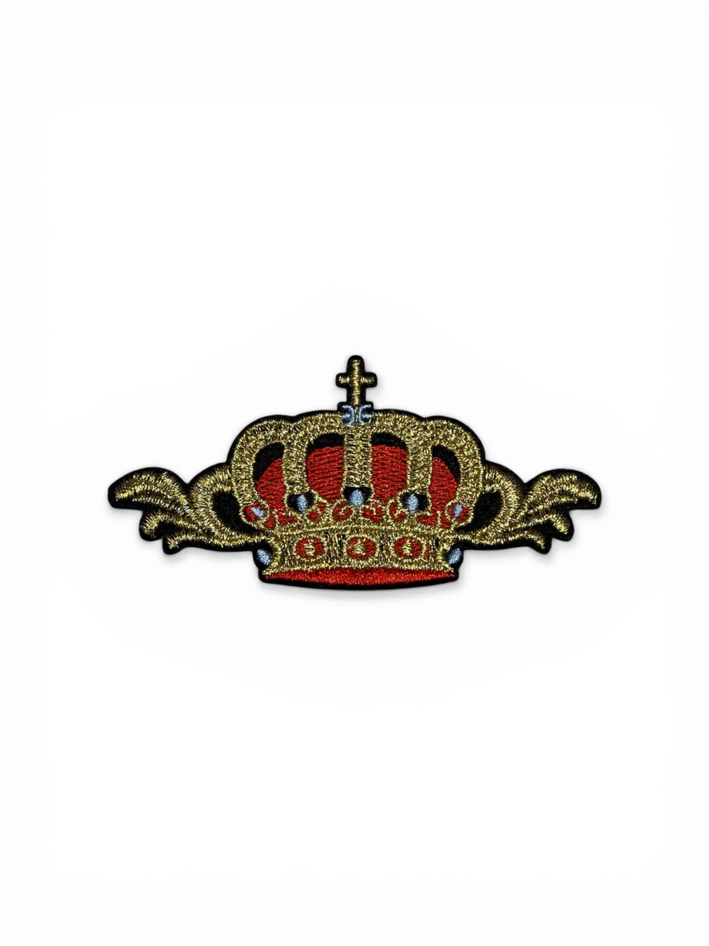 Insignia Bordada corona alada