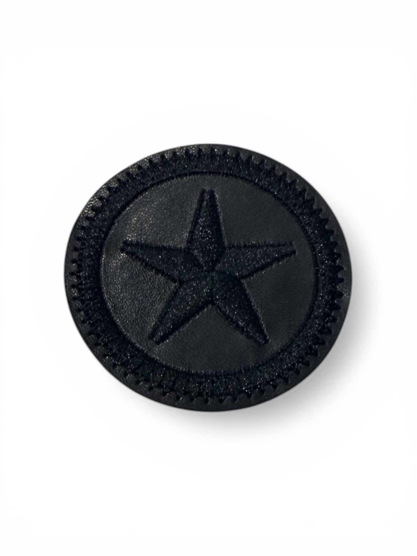 Parche negro estrella